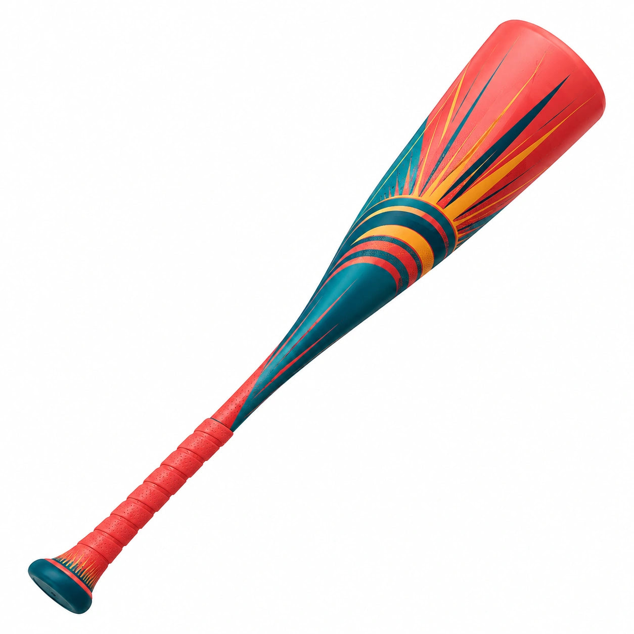 Bate de béisbol colorido para uso recreativo
