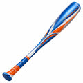 Bate de béisbol 85 cm azul y naranja para adultos