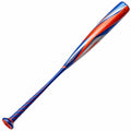 Bate de béisbol de 86 cm azul y rojo