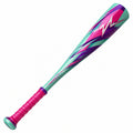 Bate de béisbol ligero verde/rosa/violeta
