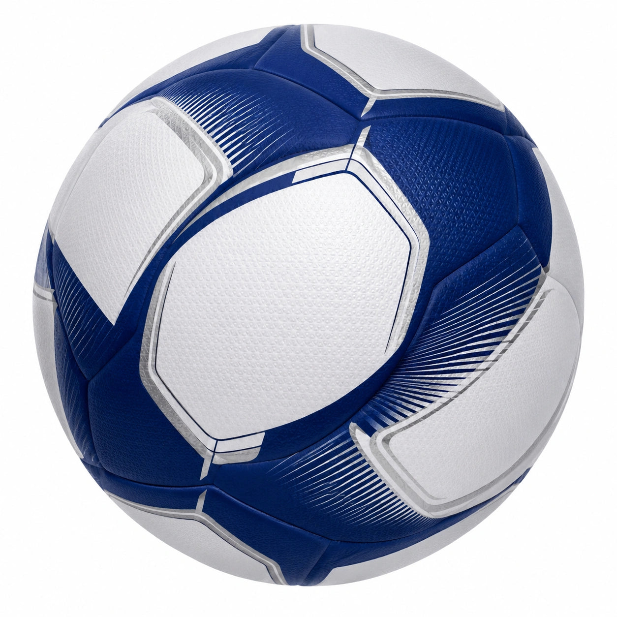 Balón de Fútbol Blanco/Azul para Adultos