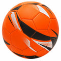 Balón de fútbol tamaño 5 naranja, negro y blanco