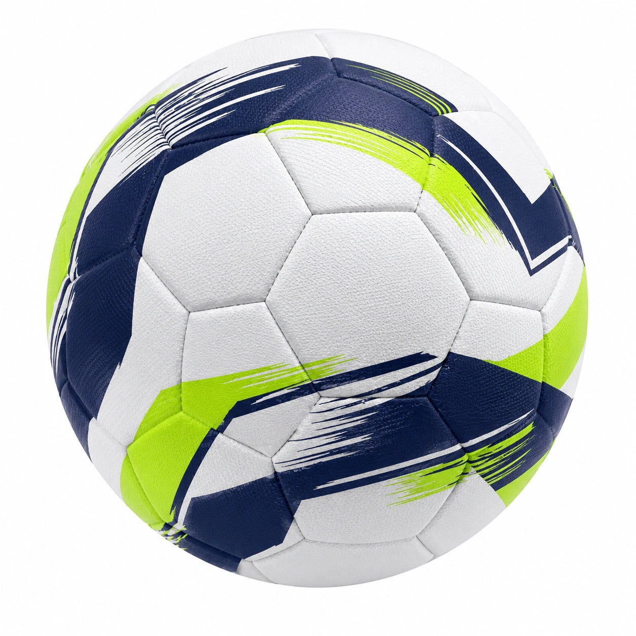 Balón de Fútbol Blanco/Azul/Verde para Adultos