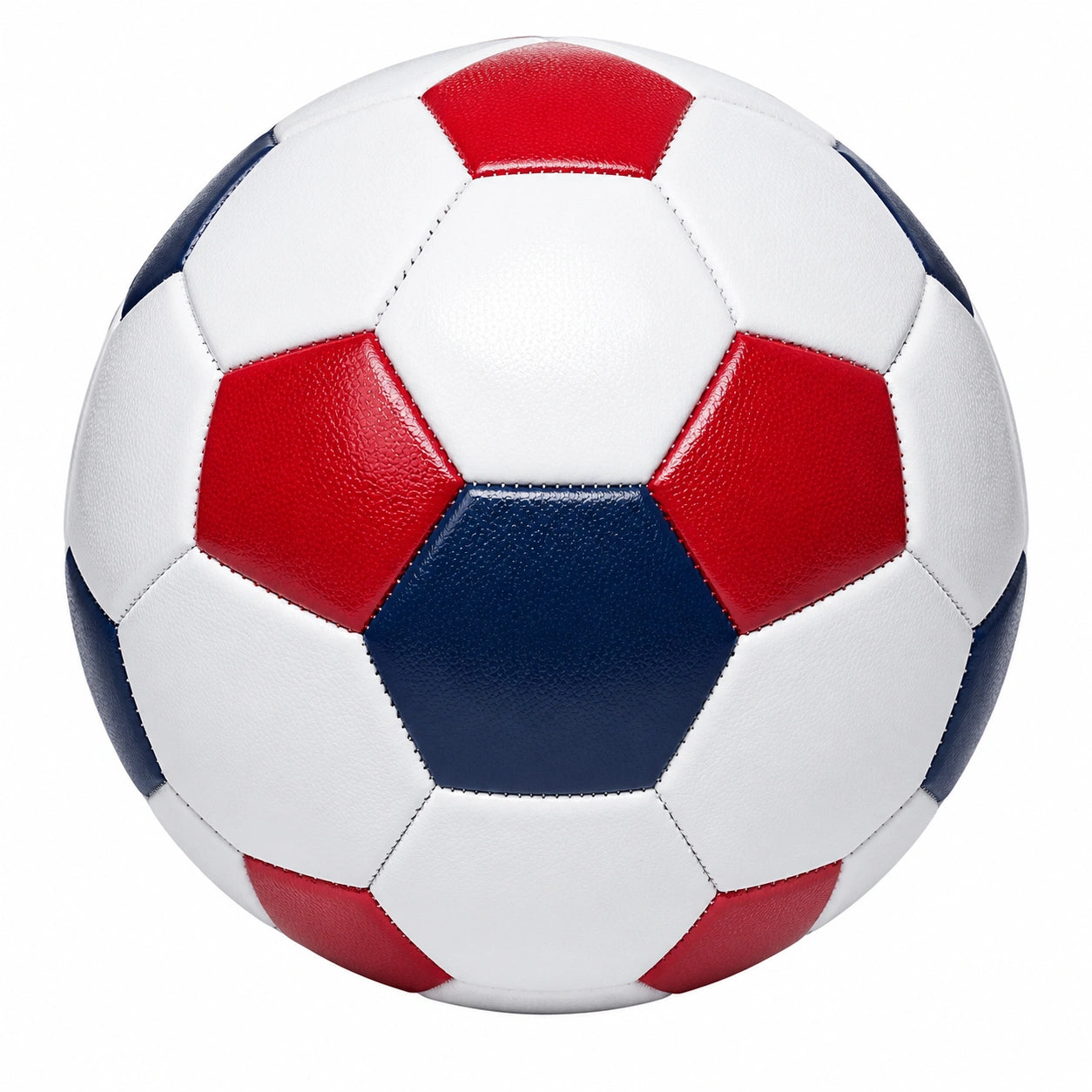 Balón de Fútbol Tricolor Tamaño Estándar para Adultos