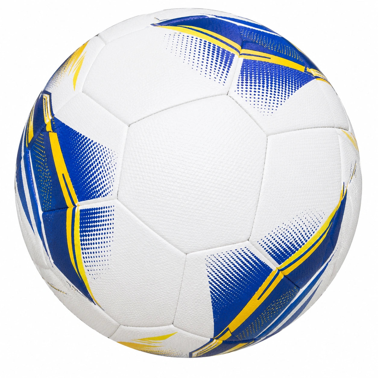 Balón de Fútbol Profesional Blanco/Azul/Amarillo