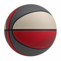 Balón de baloncesto multicolor para adultos y jóvenes, gris, blanco y rojo