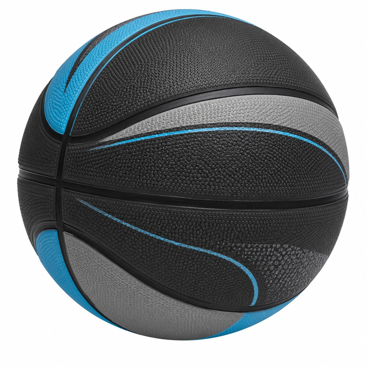Balón de Baloncesto Negro/Azul/Gris Tamaño 7