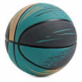 Balón de Baloncesto Verde/Negro/Beige para Interior y Exterior