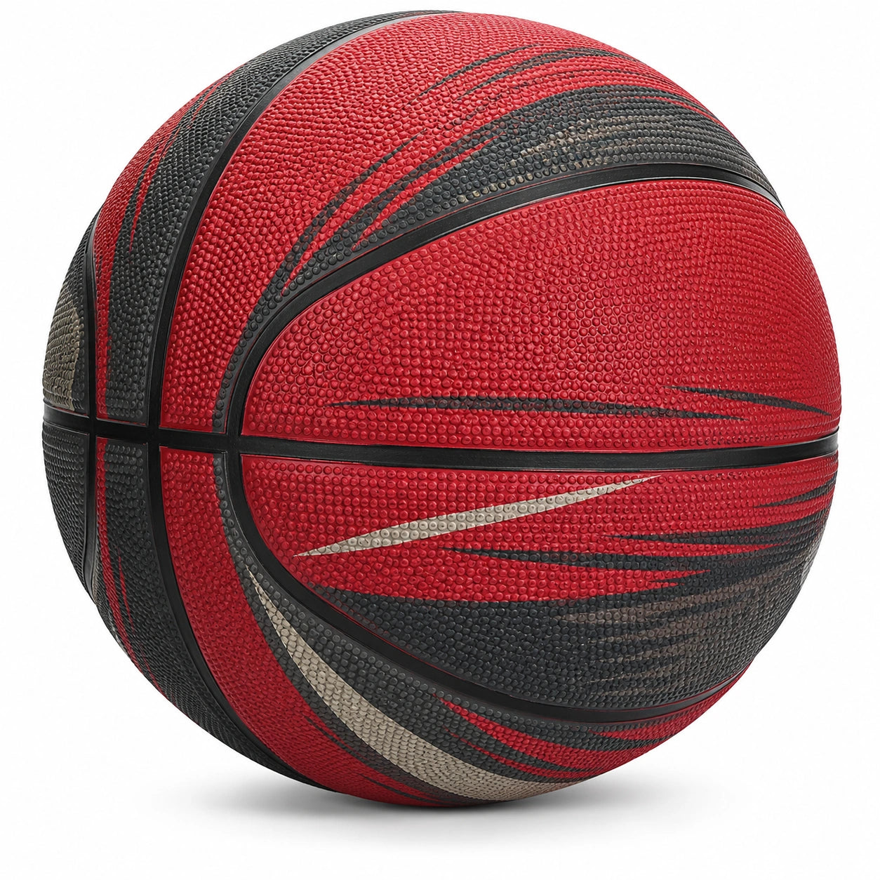 Balón de Baloncesto Exterior Tamaño 7 Rojo/Negro