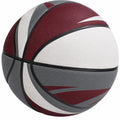 Balón de baloncesto rojo, gris y blanco para interiores y exteriores