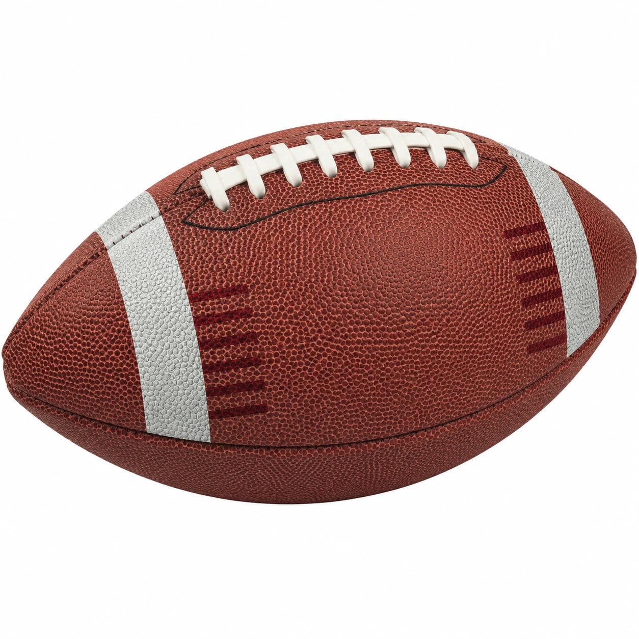 Balón de Fútbol Americano Profesional 28x17cm Marrón con Rayas Blancas