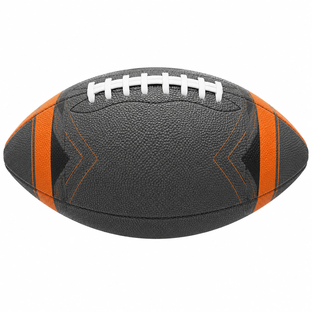 Balón de Fútbol Americano Negro/Naranja Tamaño Completo
