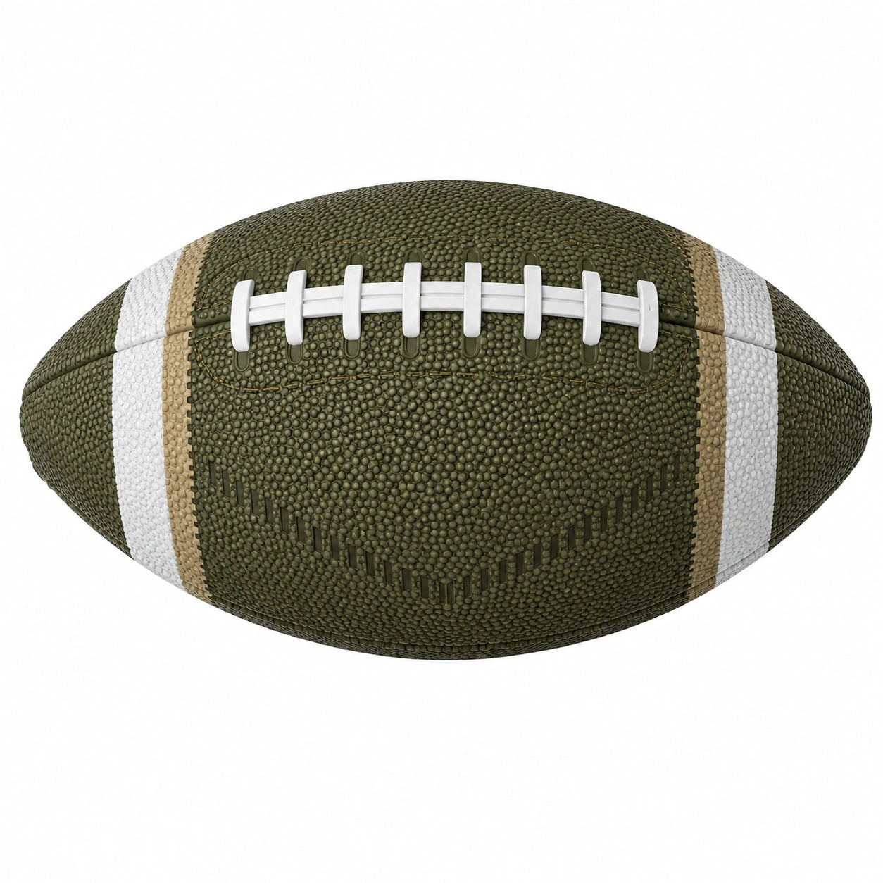 Balón de fútbol americano verde para entrenamiento y recreación