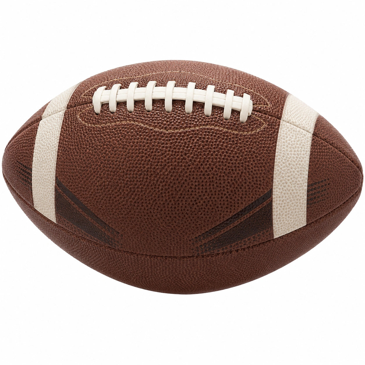 Balón de Fútbol Americano Marrón y Blanco para Adultos