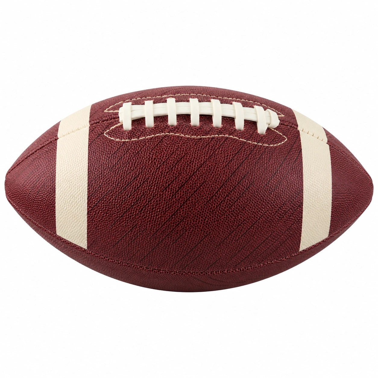 Balón de Fútbol Americano Marrón y Blanco 28x18cm