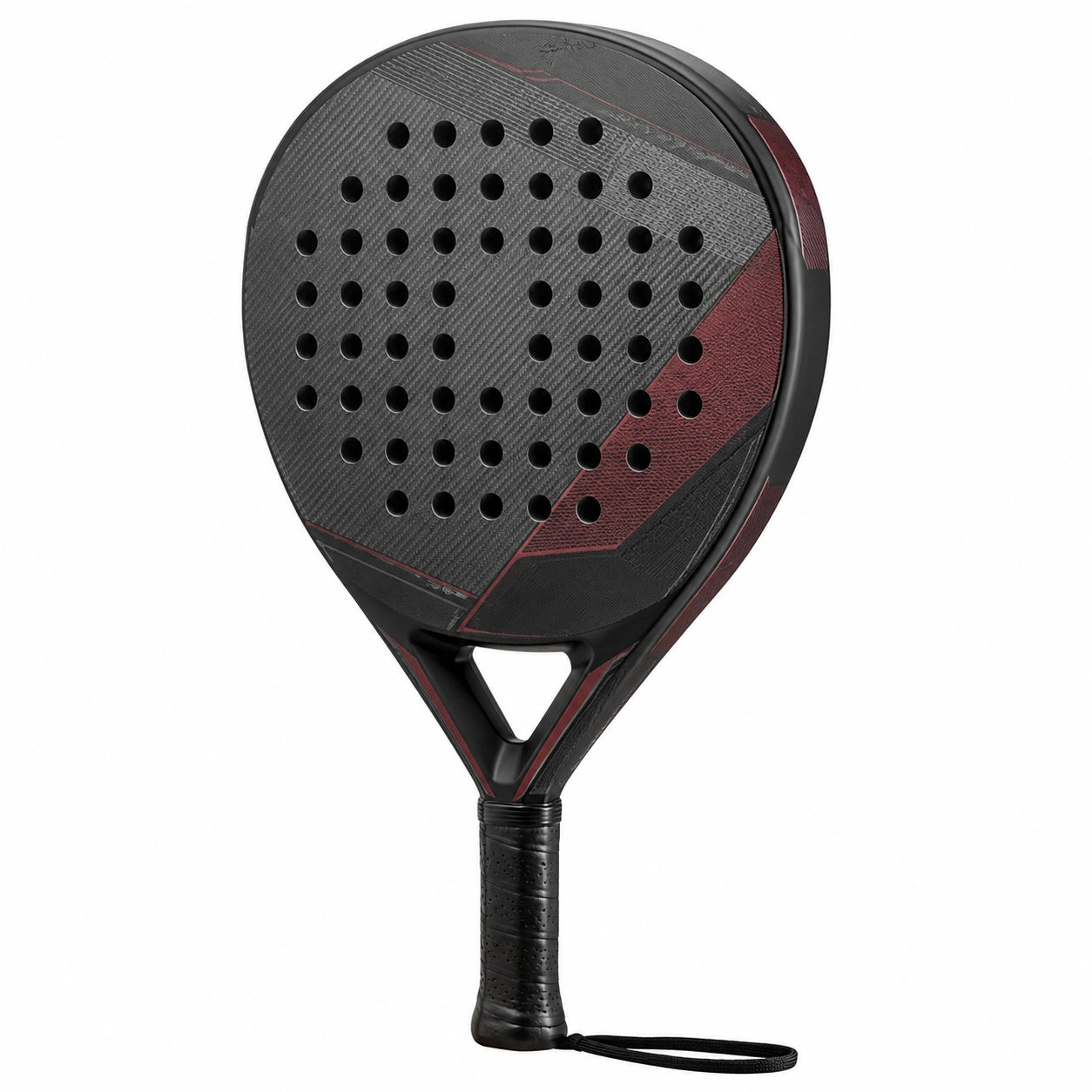 Pala de Pádel Avanzada Negro y Burdeos