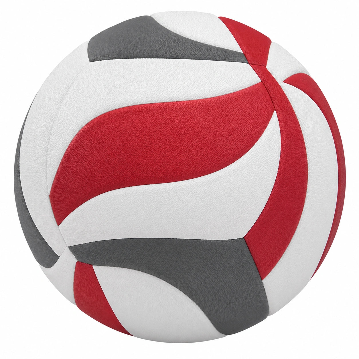 Pelota de Voleibol para Exterior Roja, Blanca y Gris