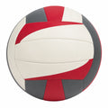 Balón de voleibol color rojo, blanco y gris para interior y exterior