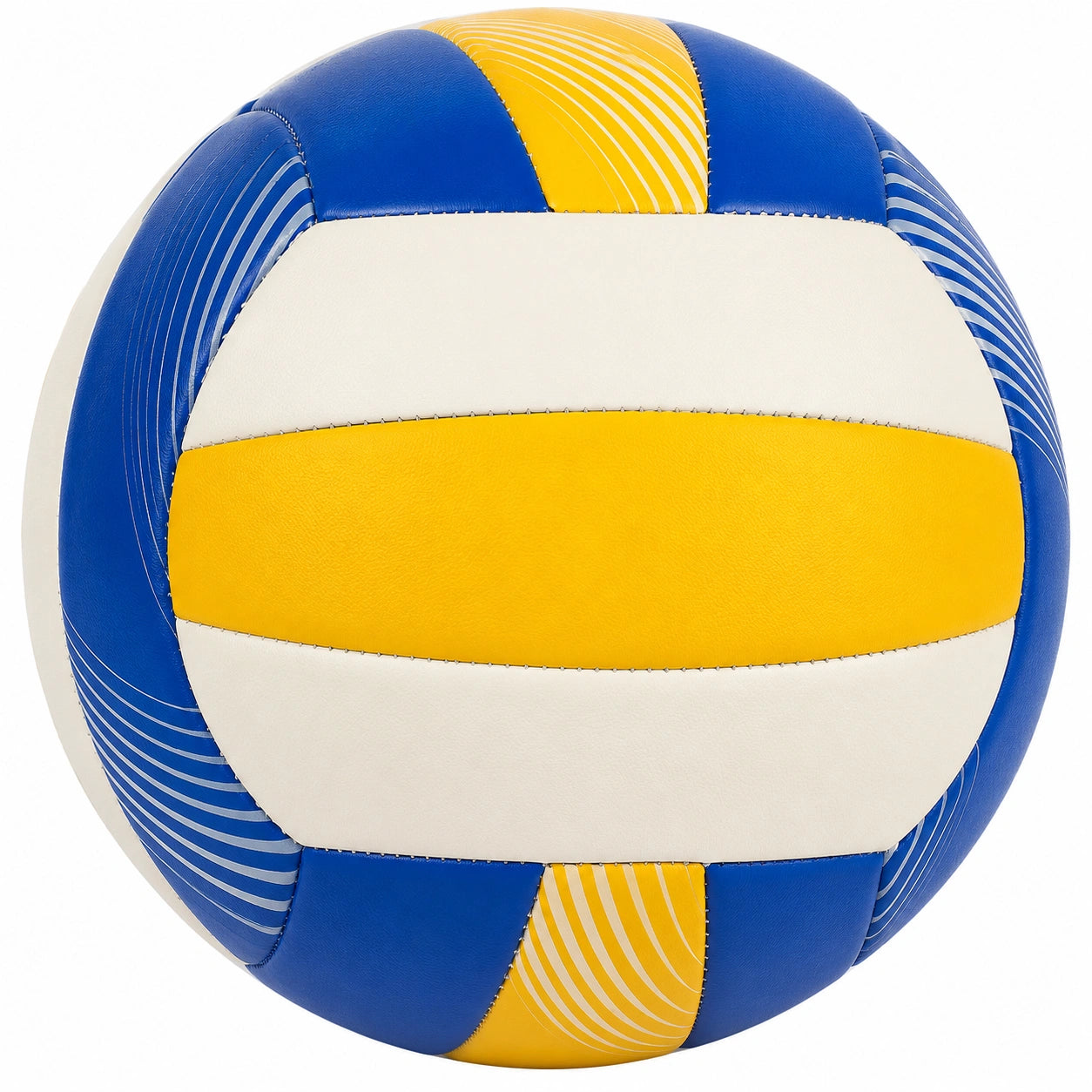 Balón de Voleibol Azul, Amarillo y Blanco - Talla Oficial