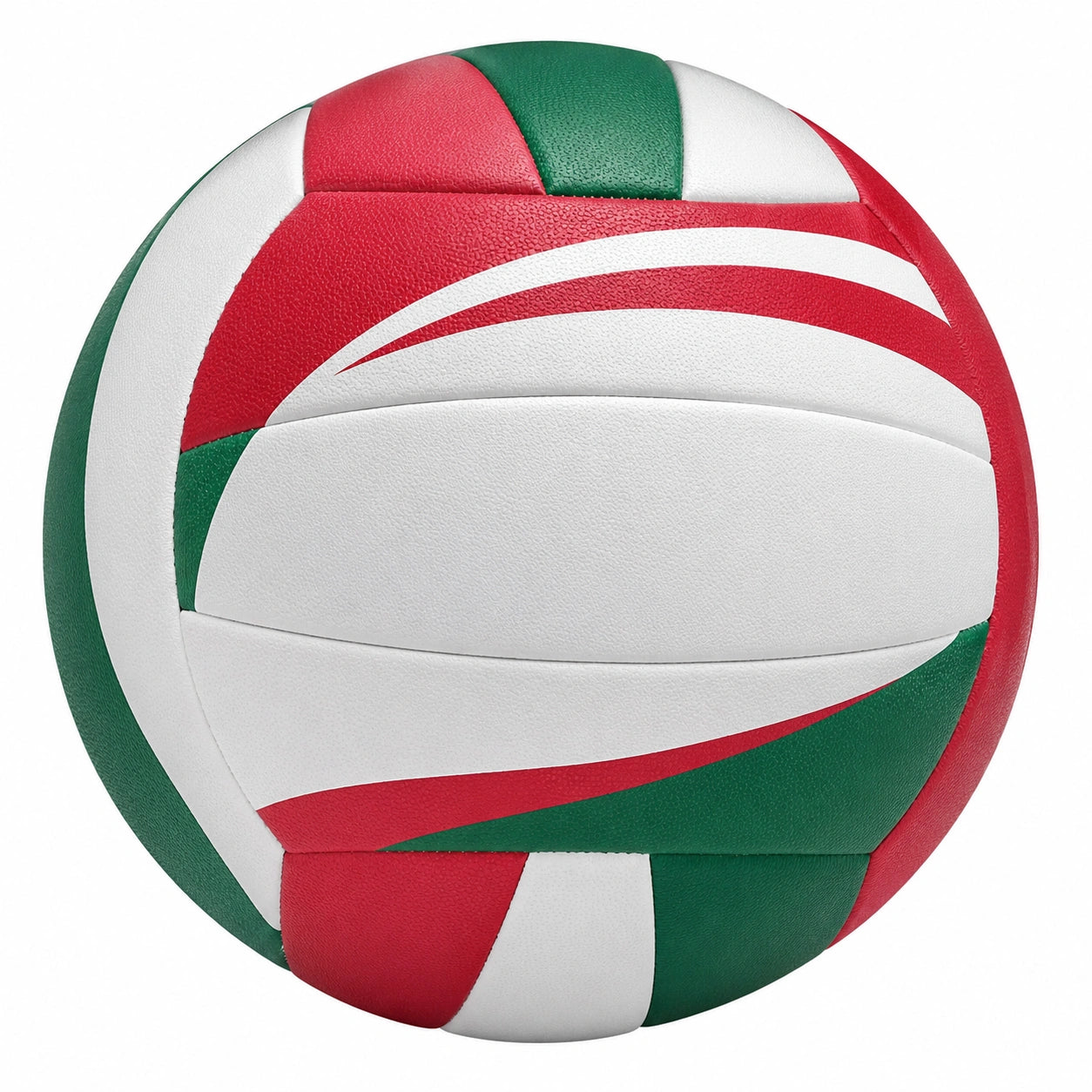 Balón de voleibol para interior y exterior blanco, rojo y verde