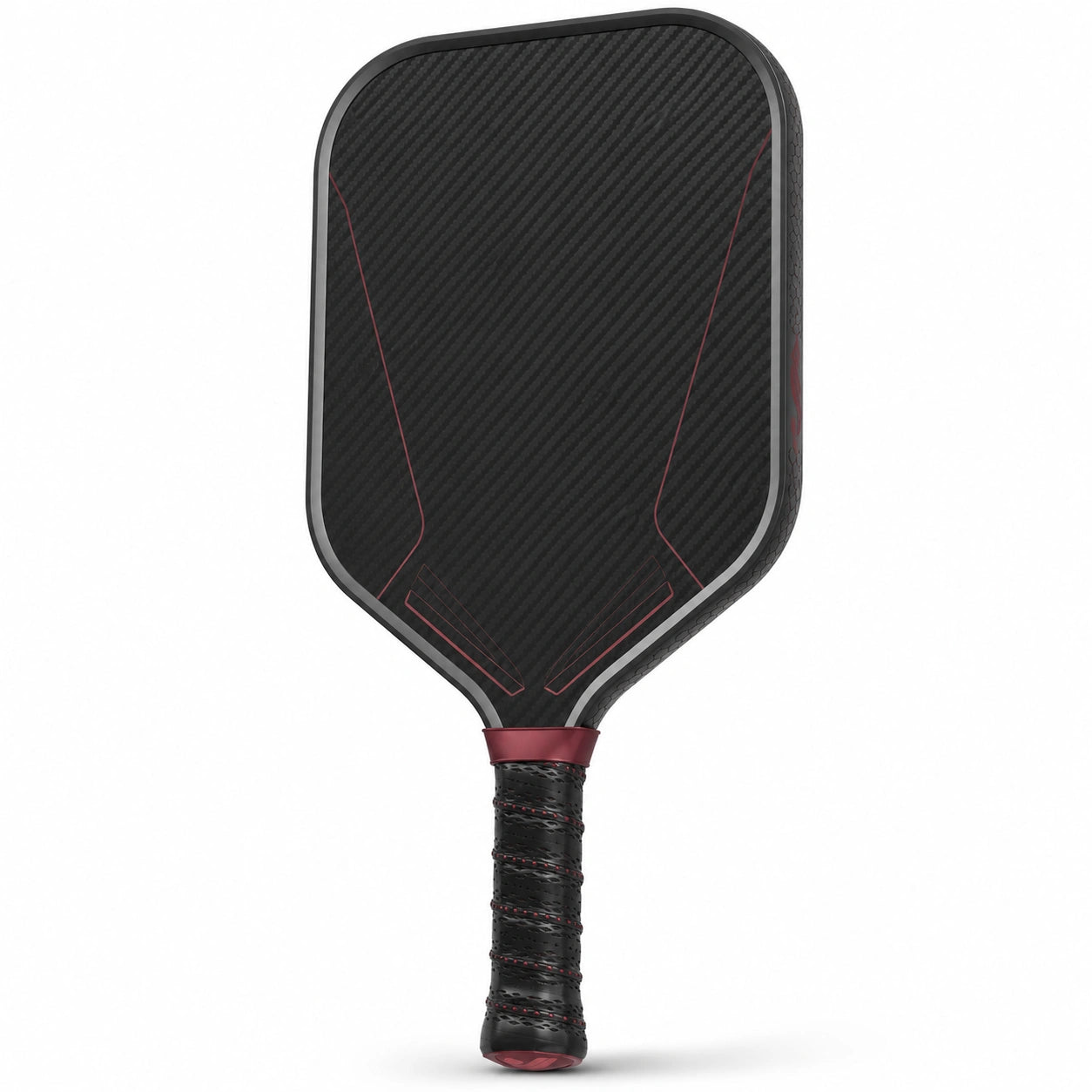 Pala de Pickleball Negra con Marco Reforzado