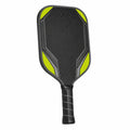 Pala de pickleball de carbono negro y amarillo
