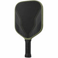 Pala de Pickleball Negra y Verde con Fibra de Carbono