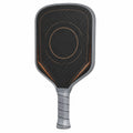 Pala de pickleball de carbono ligera negra y gris