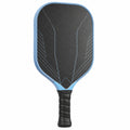 Pala de Pickleball Negra y Azul con Fibra de Carbono