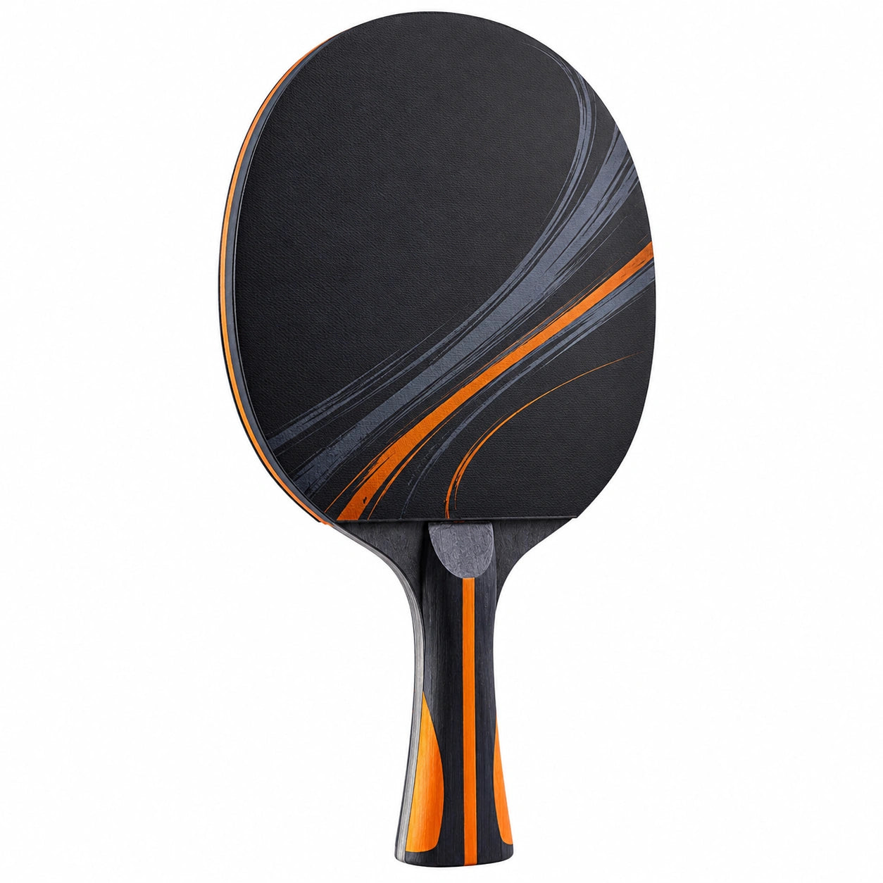 Raqueta de Tenis de Mesa Profesional Negro y Naranja