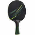 Pala de Ping Pong Negra y Verde de Competición