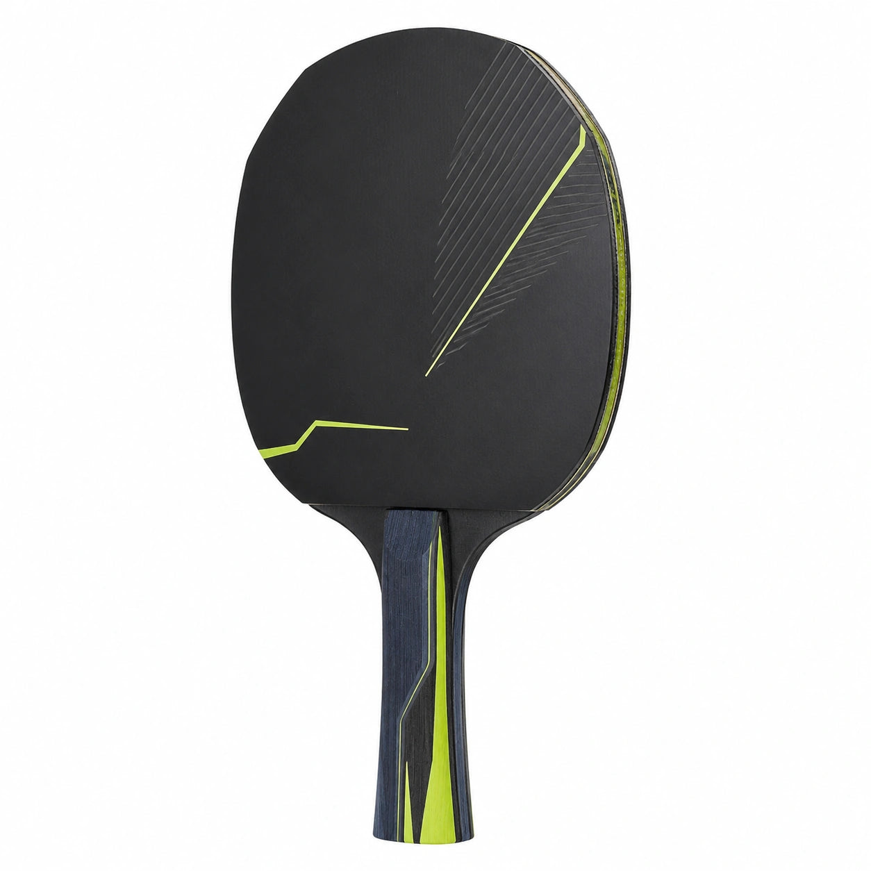 Raqueta de Tenis de Mesa Profesional Negra y Verde