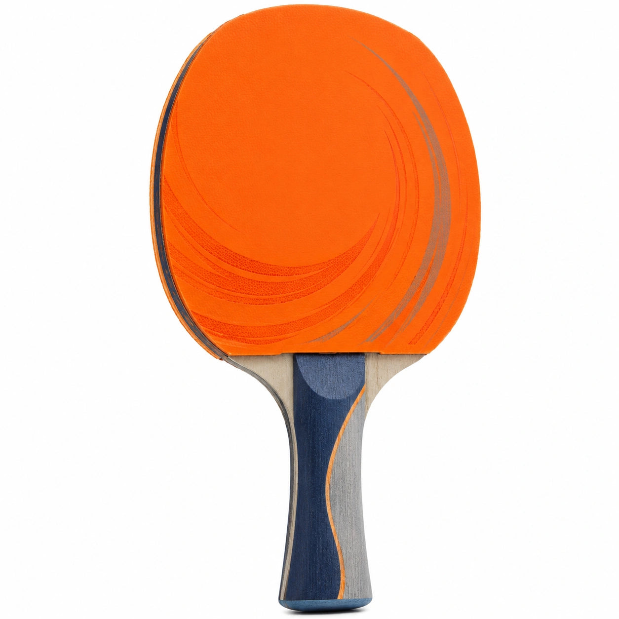Pala de Tenis de Mesa Naranja con Mango Ergonómico