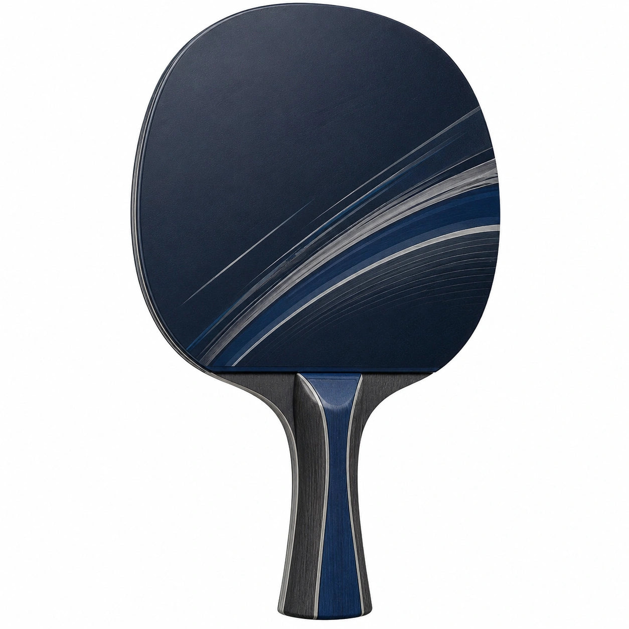 Pala de Ping Pong Profesional Azul con Goma de Alta Tracción