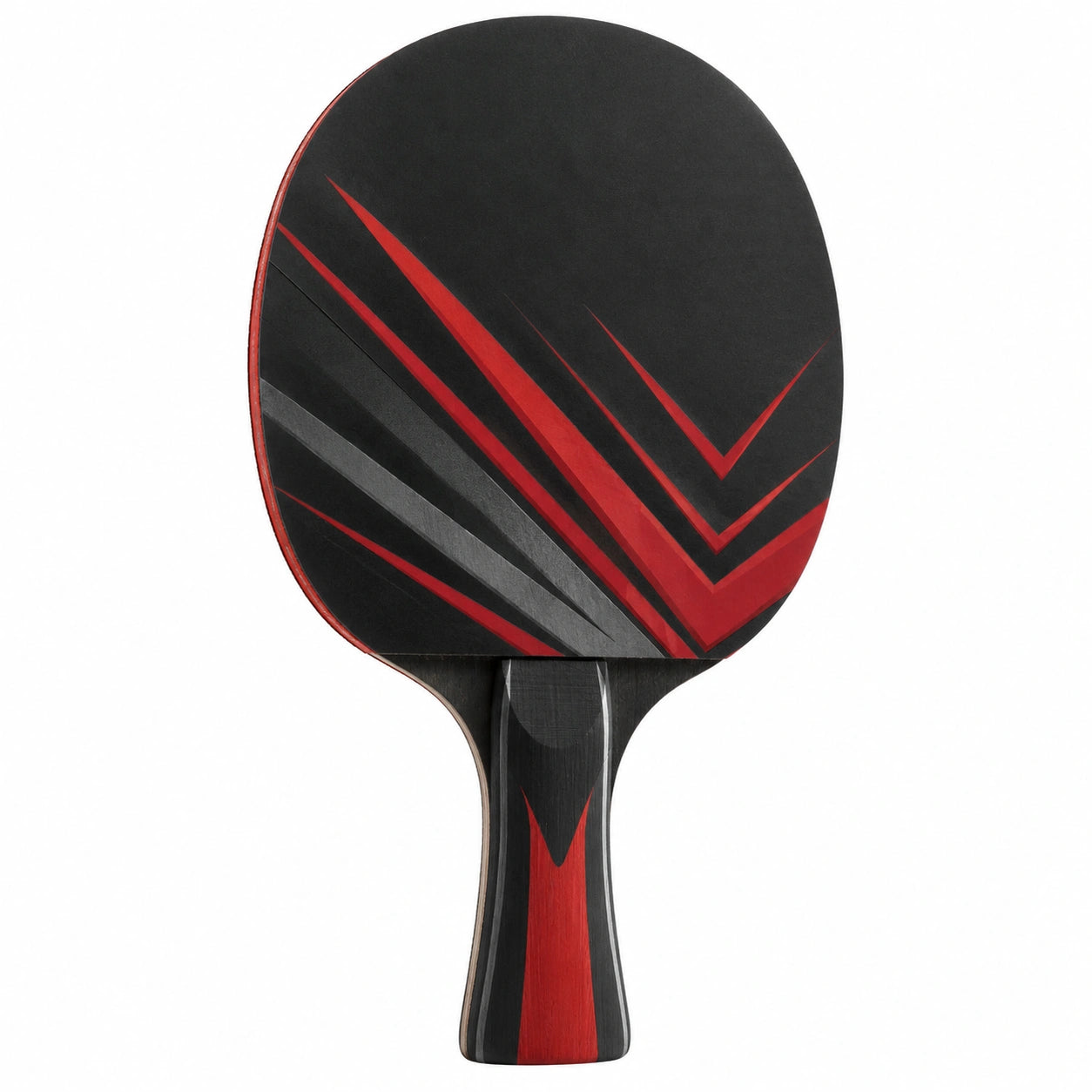 Raqueta de Tenis de Mesa Profesional Negra y Roja