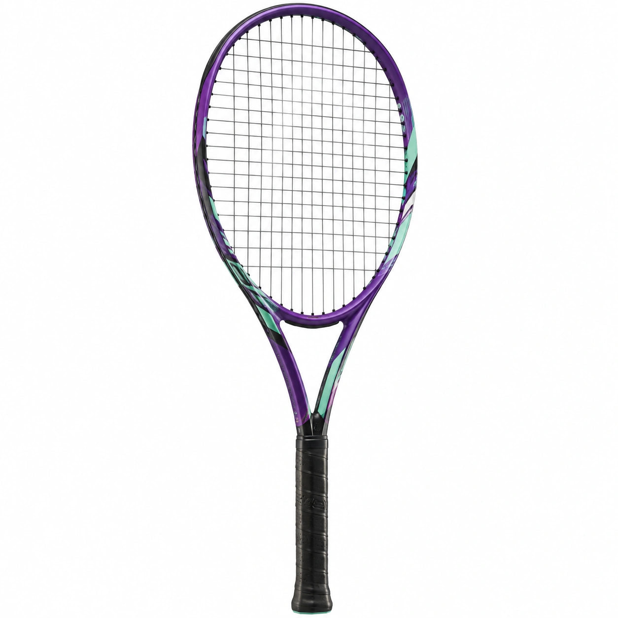Raqueta de Tenis de Adulto 68cm Púrpura y Verde