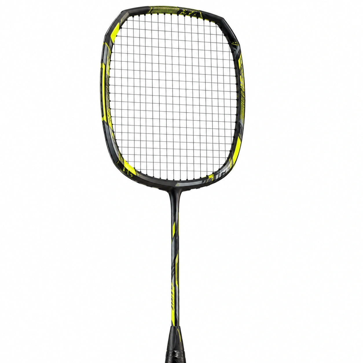 Raqueta de bádminton profesional negro/amarillo
