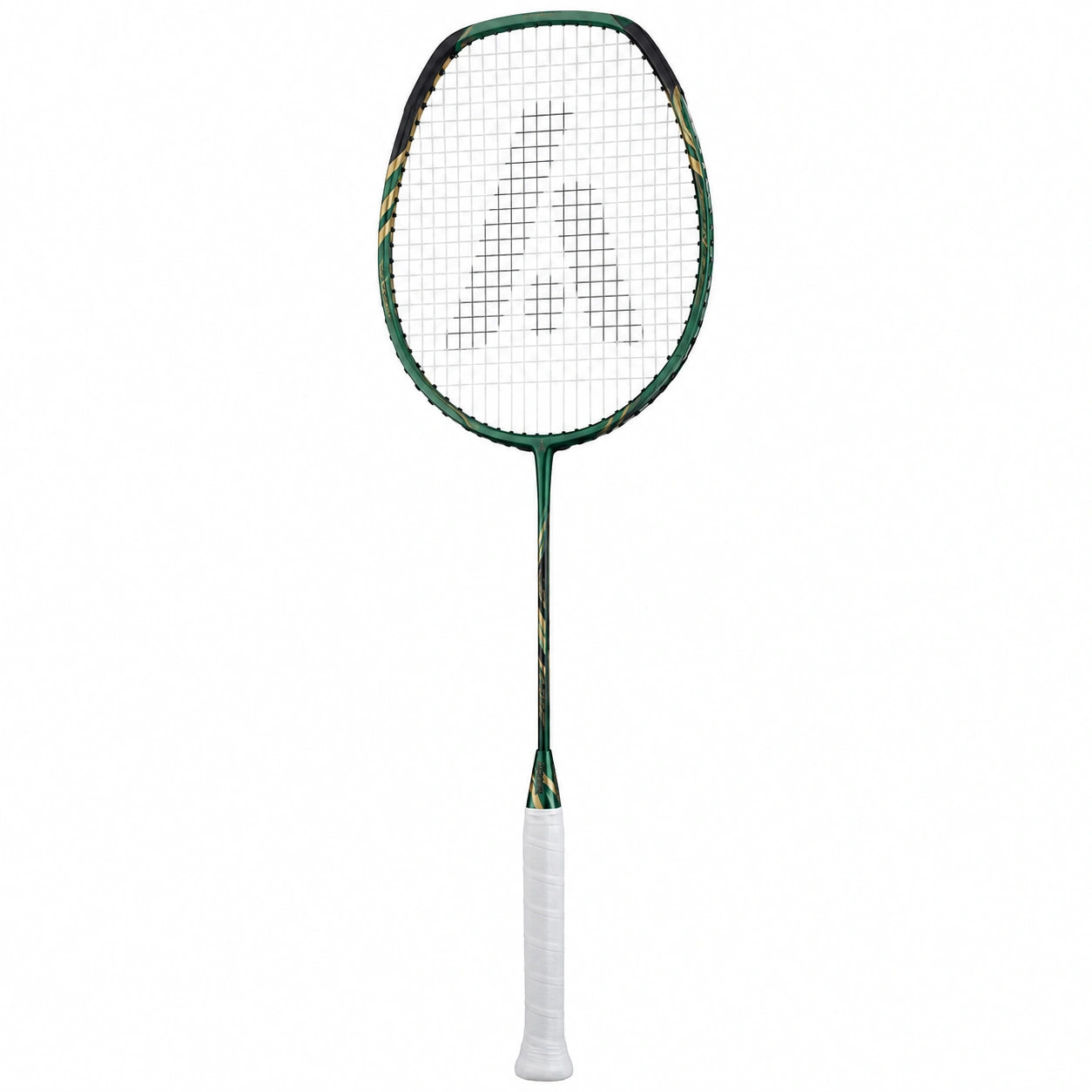 Raqueta de bádminton verde y blanco con excelente control