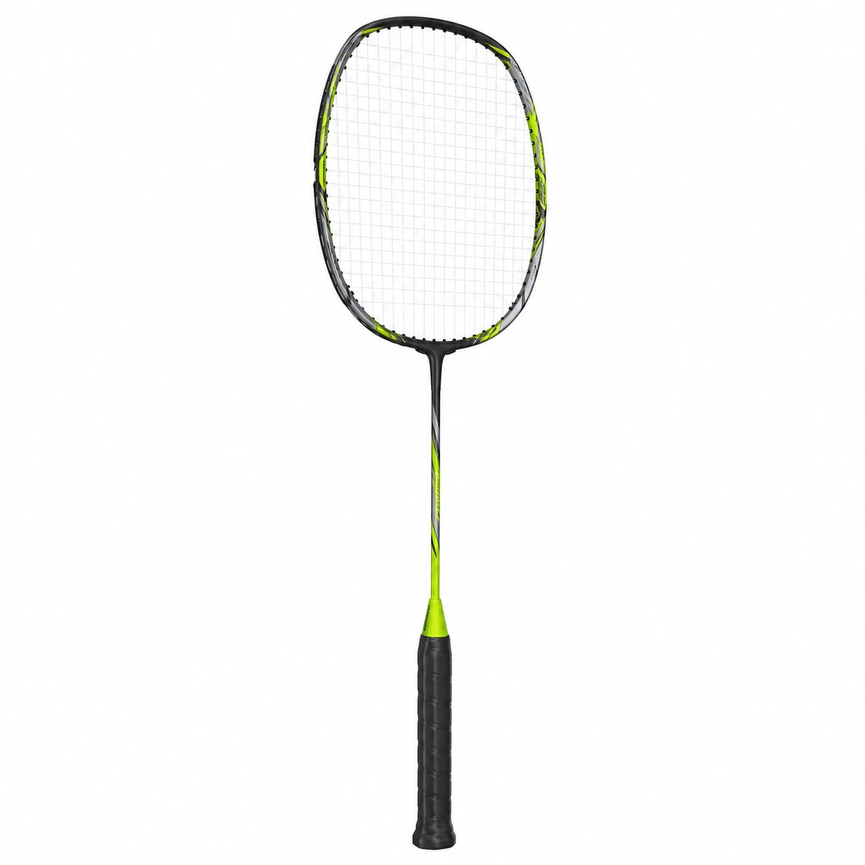 Raqueta de Bádminton Aerodinámica Amarillo y Negro para Competición