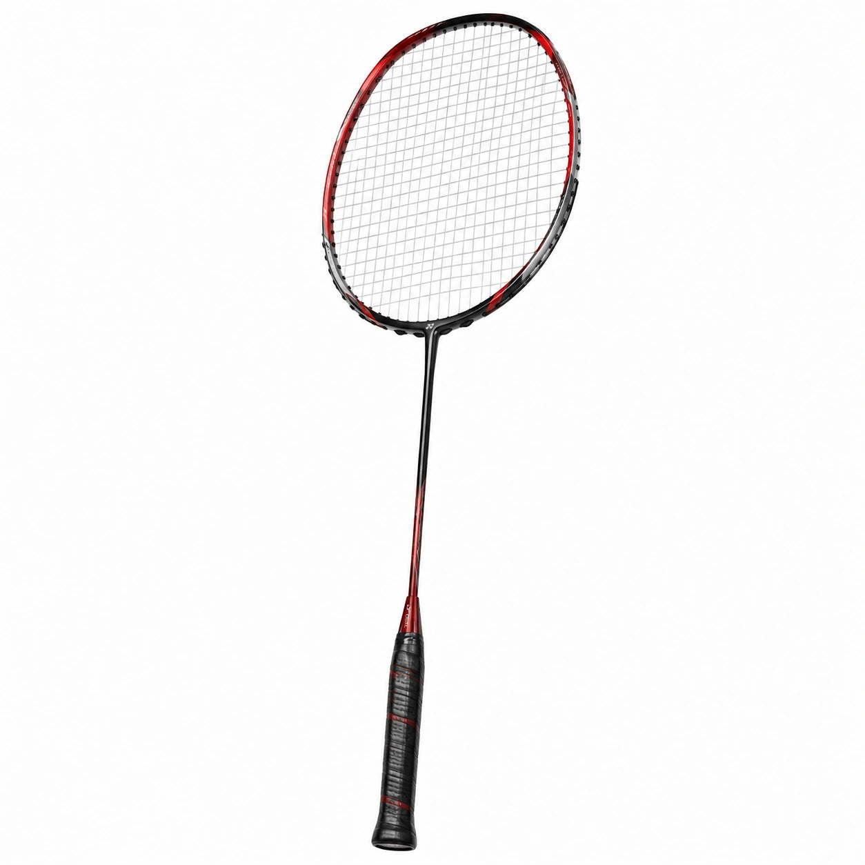 Raqueta de bádminton ligera roja/negra, control avanzado
