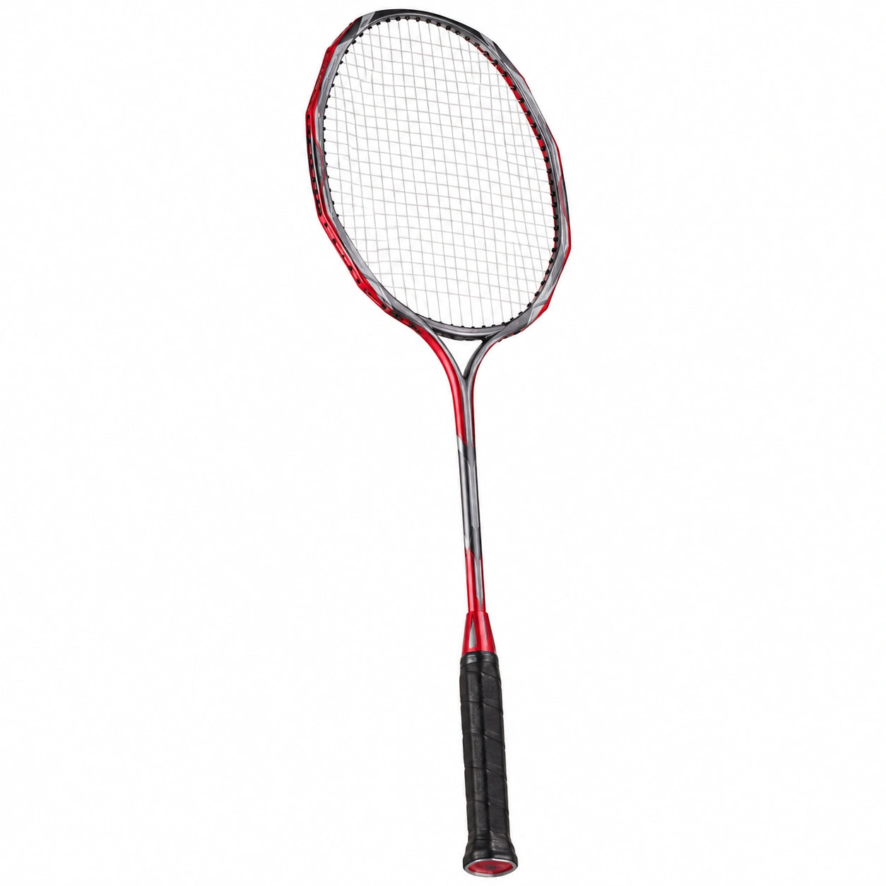 Raqueta de Bádminton Roja y Negra Ligera para Todos los Niveles